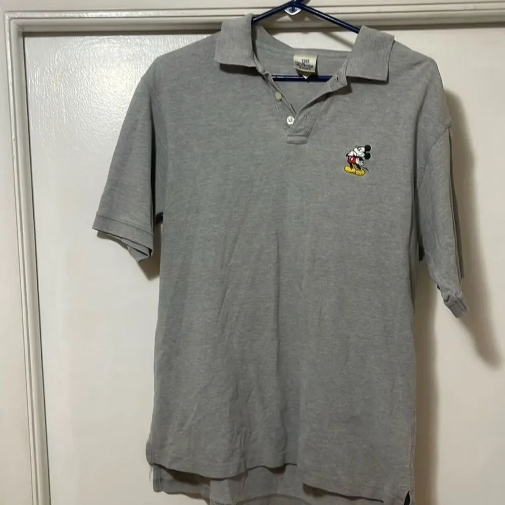 Vintage Mickey Polo, Gray medium